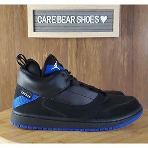 Air Jordan Fadeaway (GS) SZ 7Y WMNS 8.5 Black/White-Hyper Royal AO1331 041